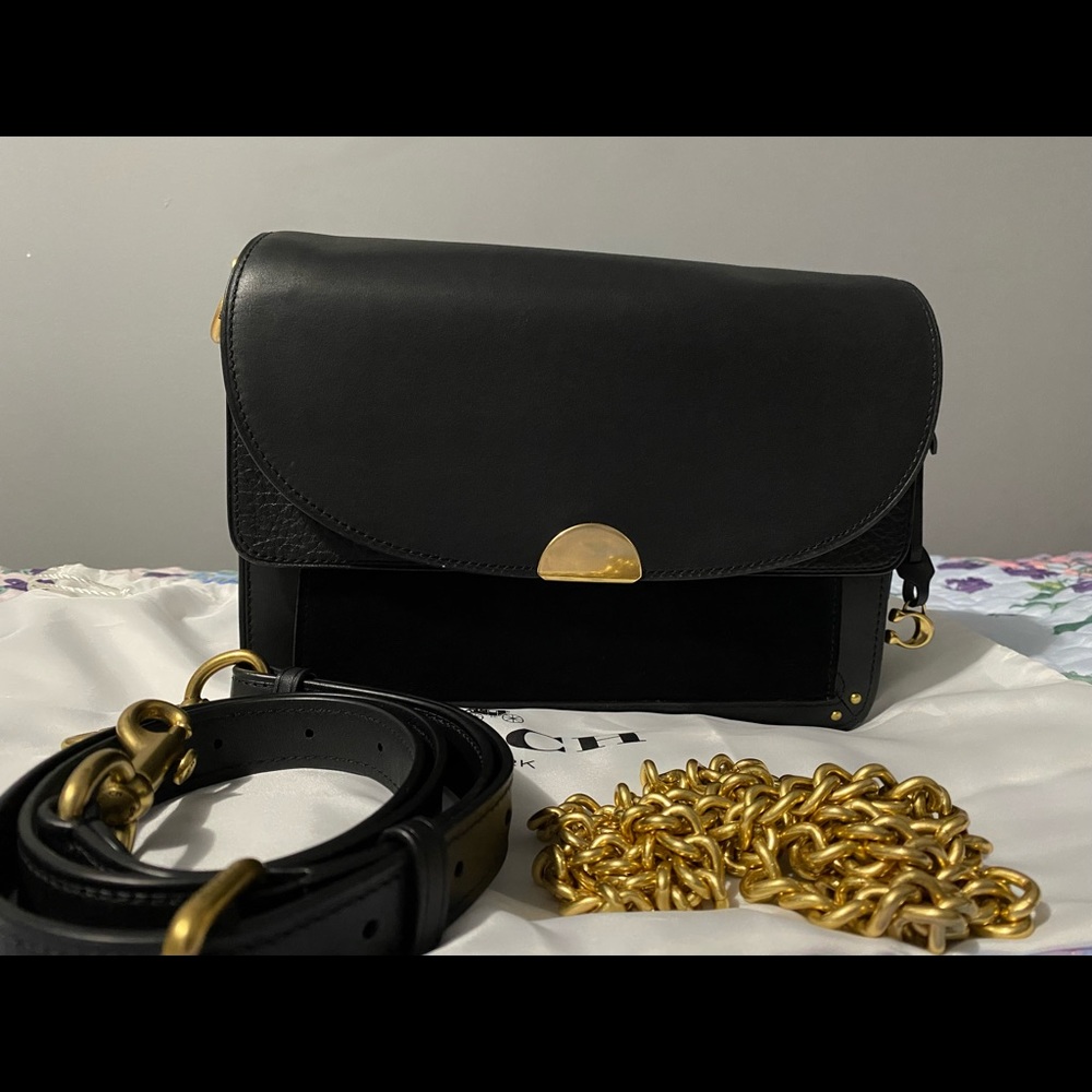 Coach Dreamer shoulder Bag -black